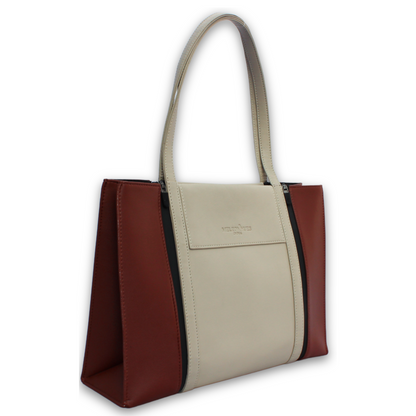 VANILLA MOUSSE X TAN PANELS